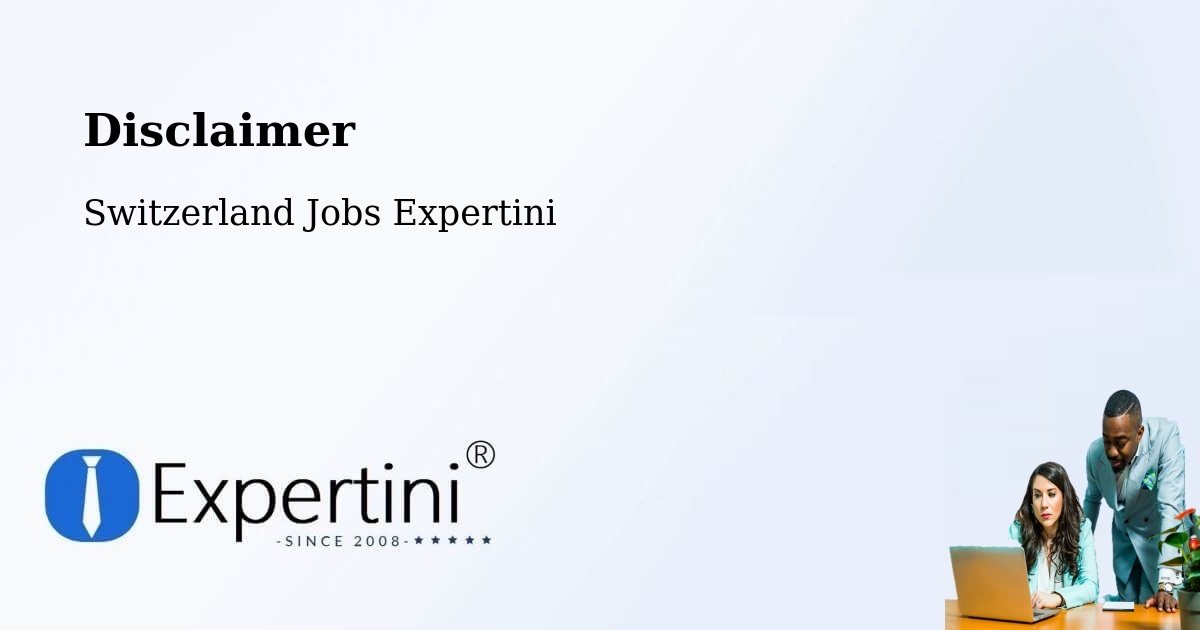 Disclaimer – Erlenbach Im Simmental - Switzerland Jobs Expertini
