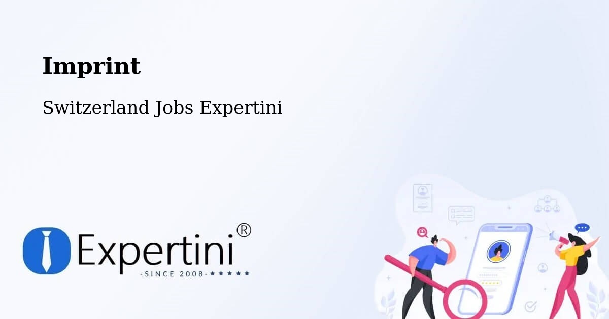 Imprint – Erlenbach Im Simmental - Switzerland Jobs Expertini